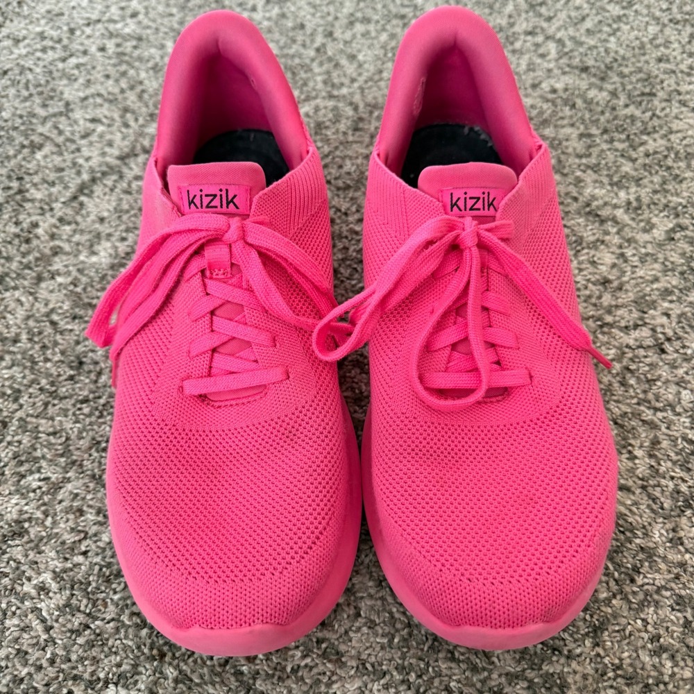 Kizik Athens Hot Pink Hands-Free Slip On Sneakers Mens 10.5 C3FC DATHNP06-10
